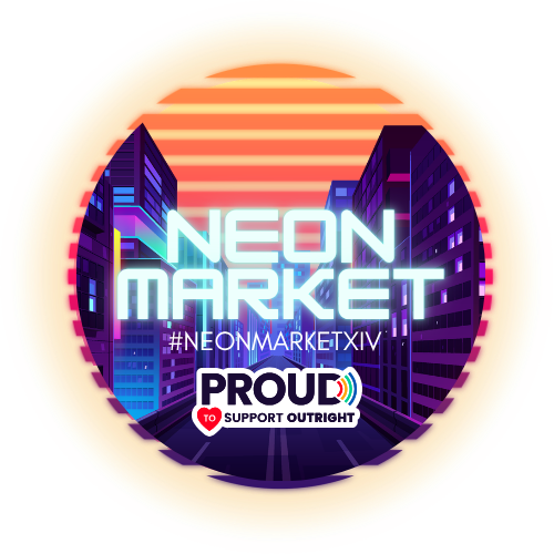 A FFXIV market experience with a touch of synthwave