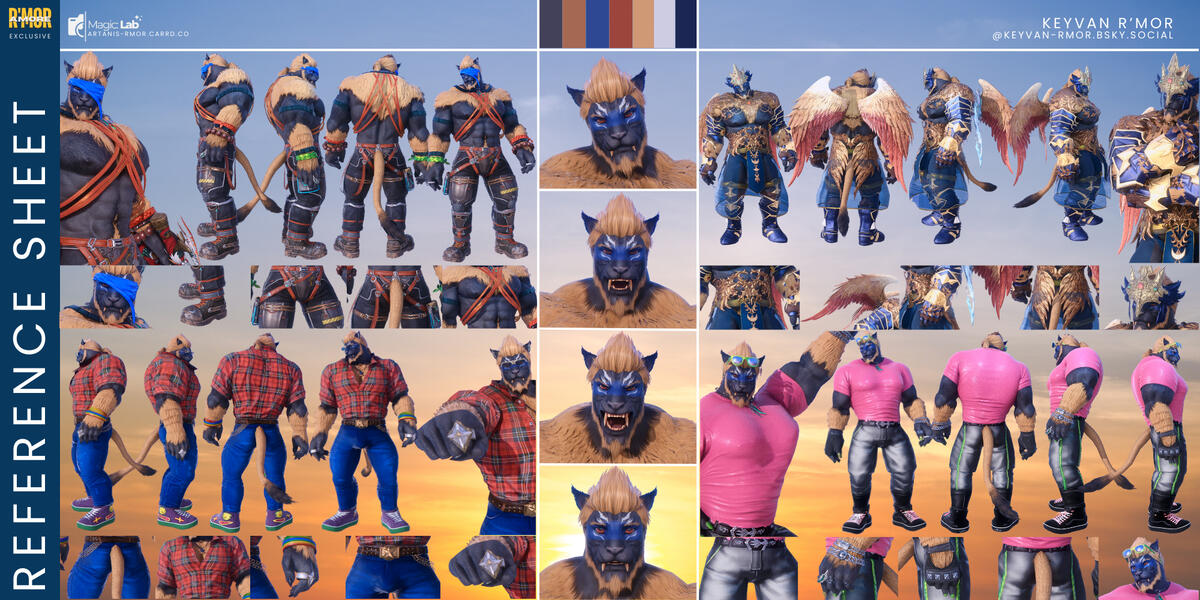 Detailed Ref Sheet: Keyvan R'Mor Detailed Ref Sheet: Keyvan R'Mor