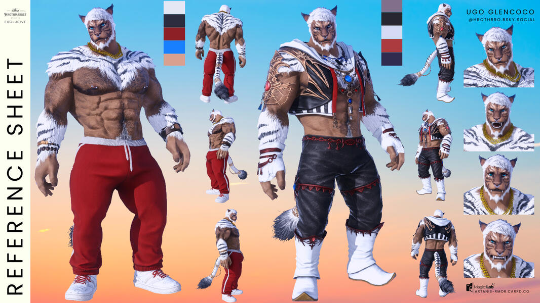 Classic Ref Sheet: Ugo Glencoco Classic Ref Sheet: Ugo Glencoco