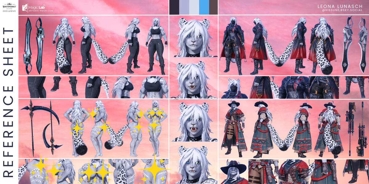 Detailed Ref Sheet: Leona Lunasch