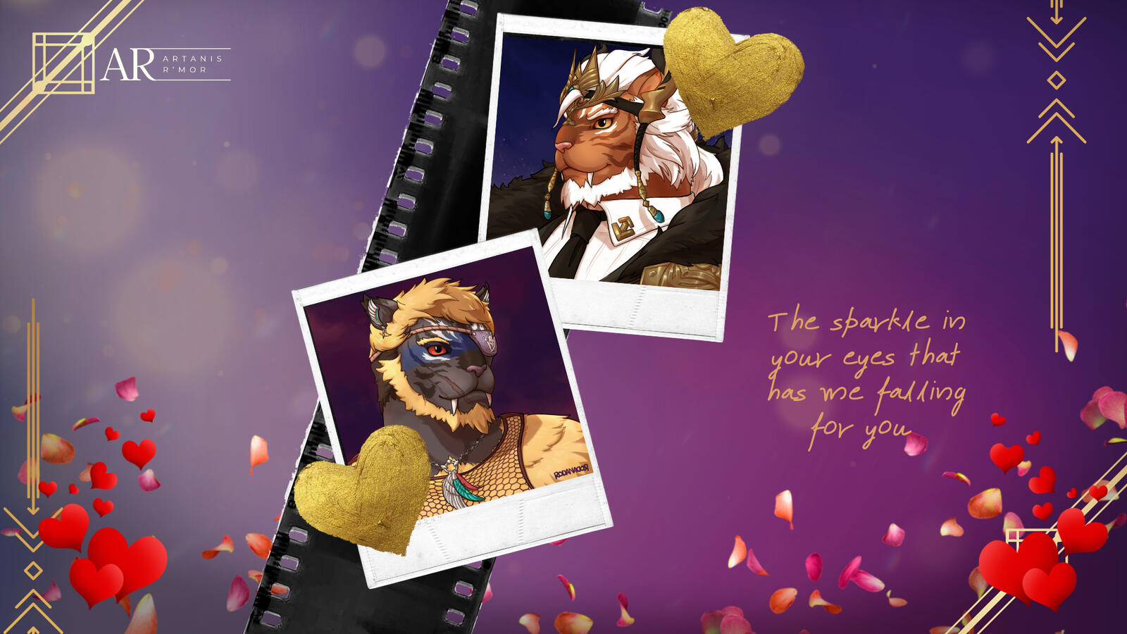 Artanis x Keyvan Valentines 2025 - Art By Rodan Artanis x Keyvan Valentines 2025 - Art By Rodan