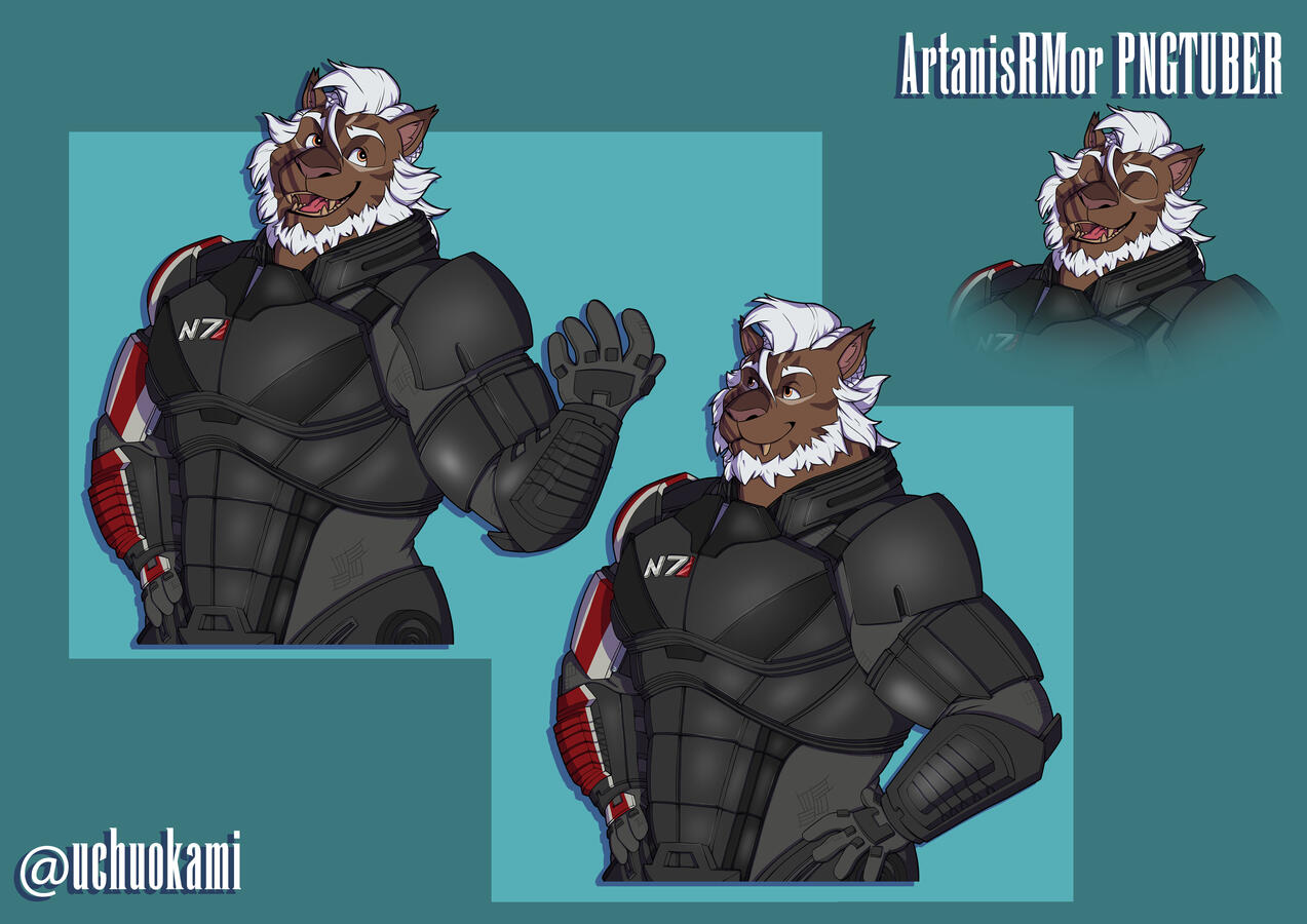 Commander Artanis Shepherd PNGTuber by Kami